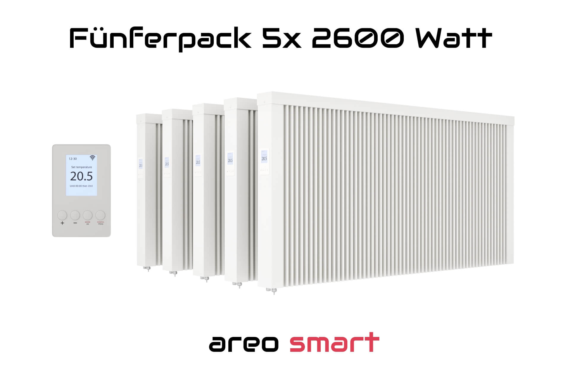 Paketset areo smart 2.0 5x2600W