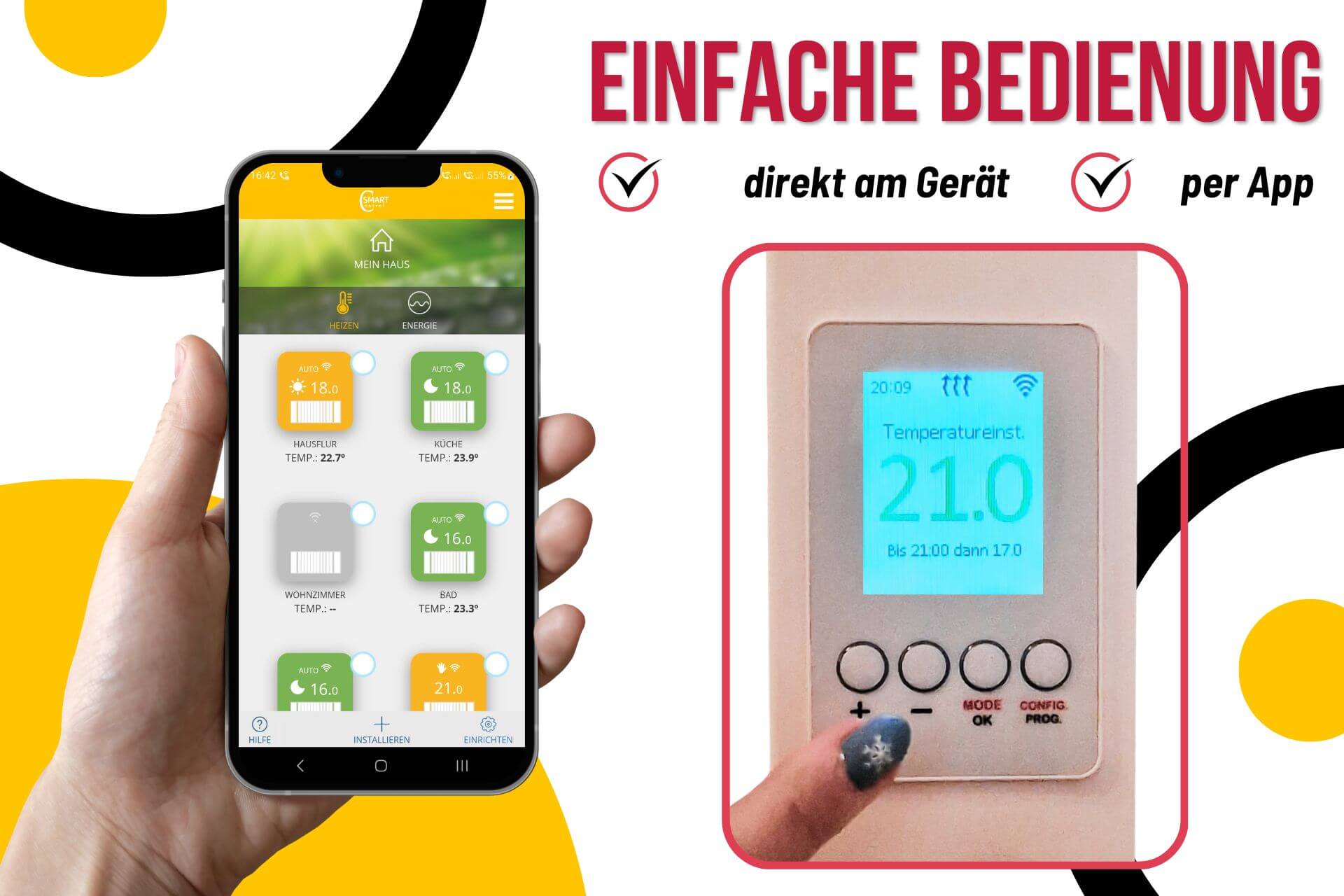 areo smart - einfach bedienen