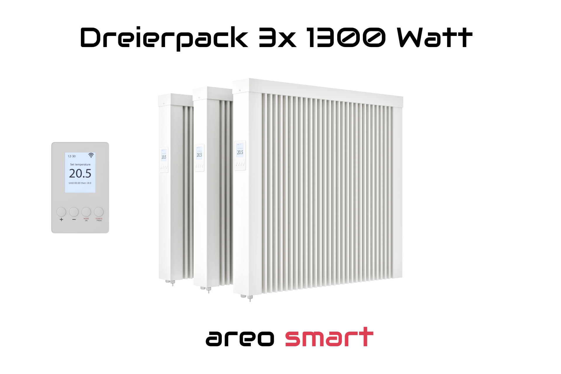 Paketset areo smart 2.0 3x1300W