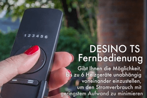 Fernbedienung für Infrarot Terrassenstrahler Desino TS