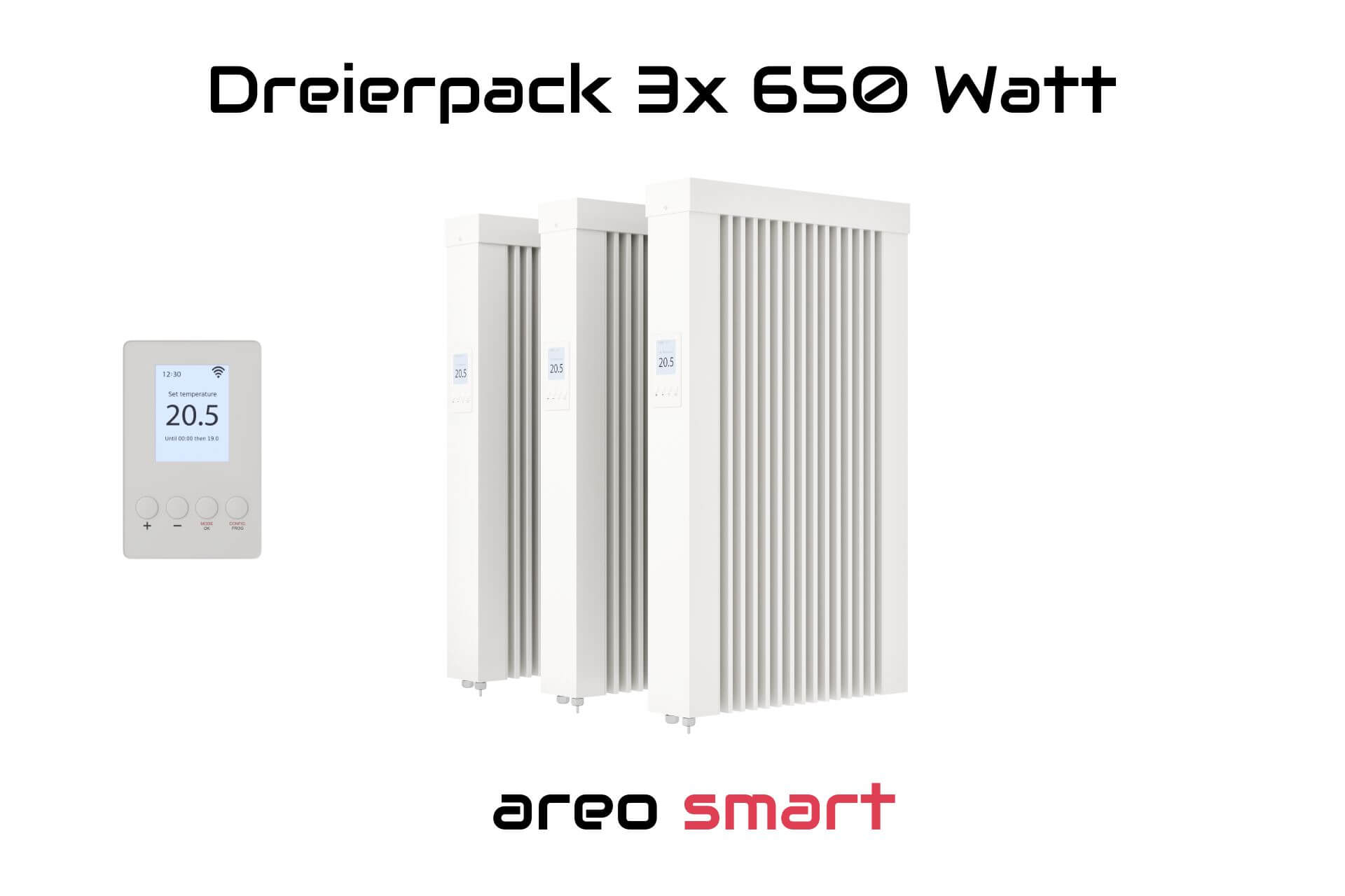 Paketset areo smart 2.0 3x650W