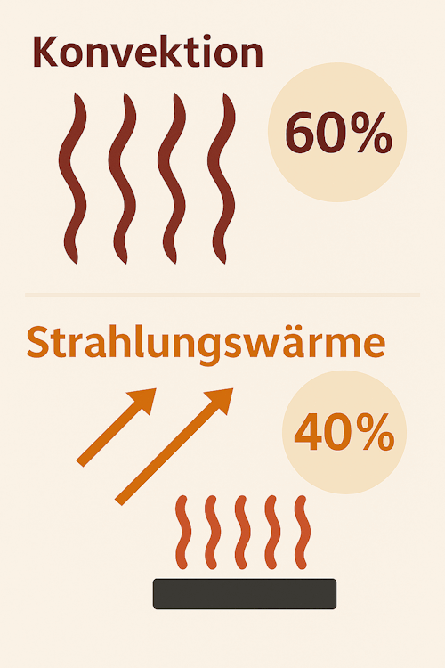 Wärmeverteilung Flächenspeicherheizungen
