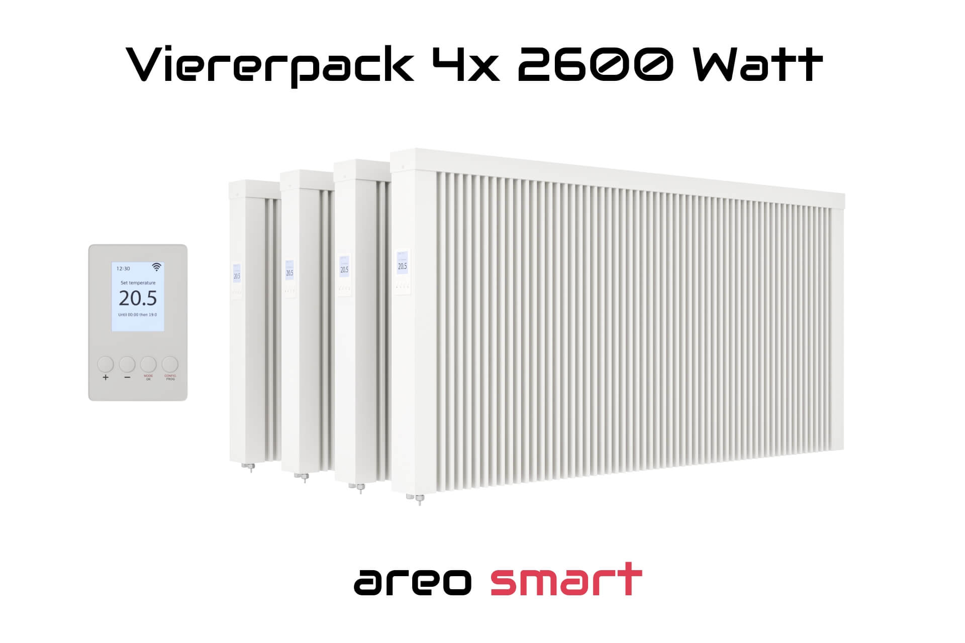 Paketset areo smart 2.0 4x2600W