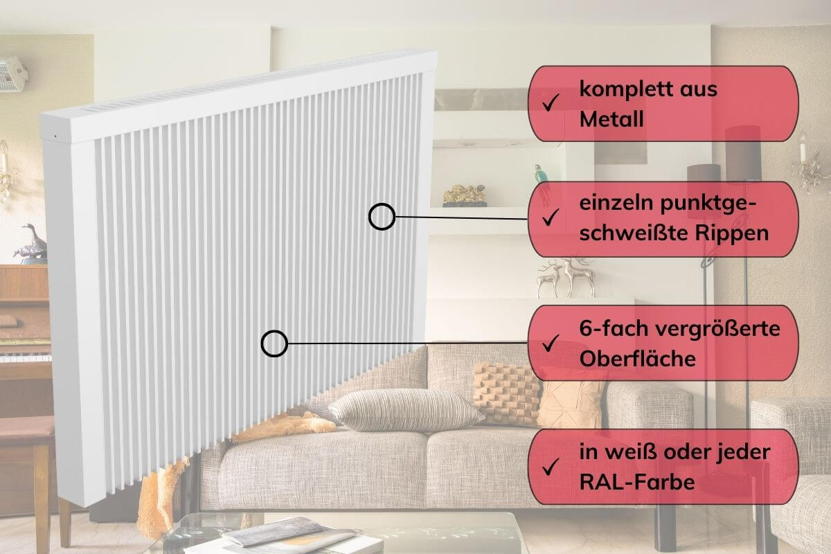 Flächenspeicherheizung eVARMO areo smart Elektroheizung: Vorteile