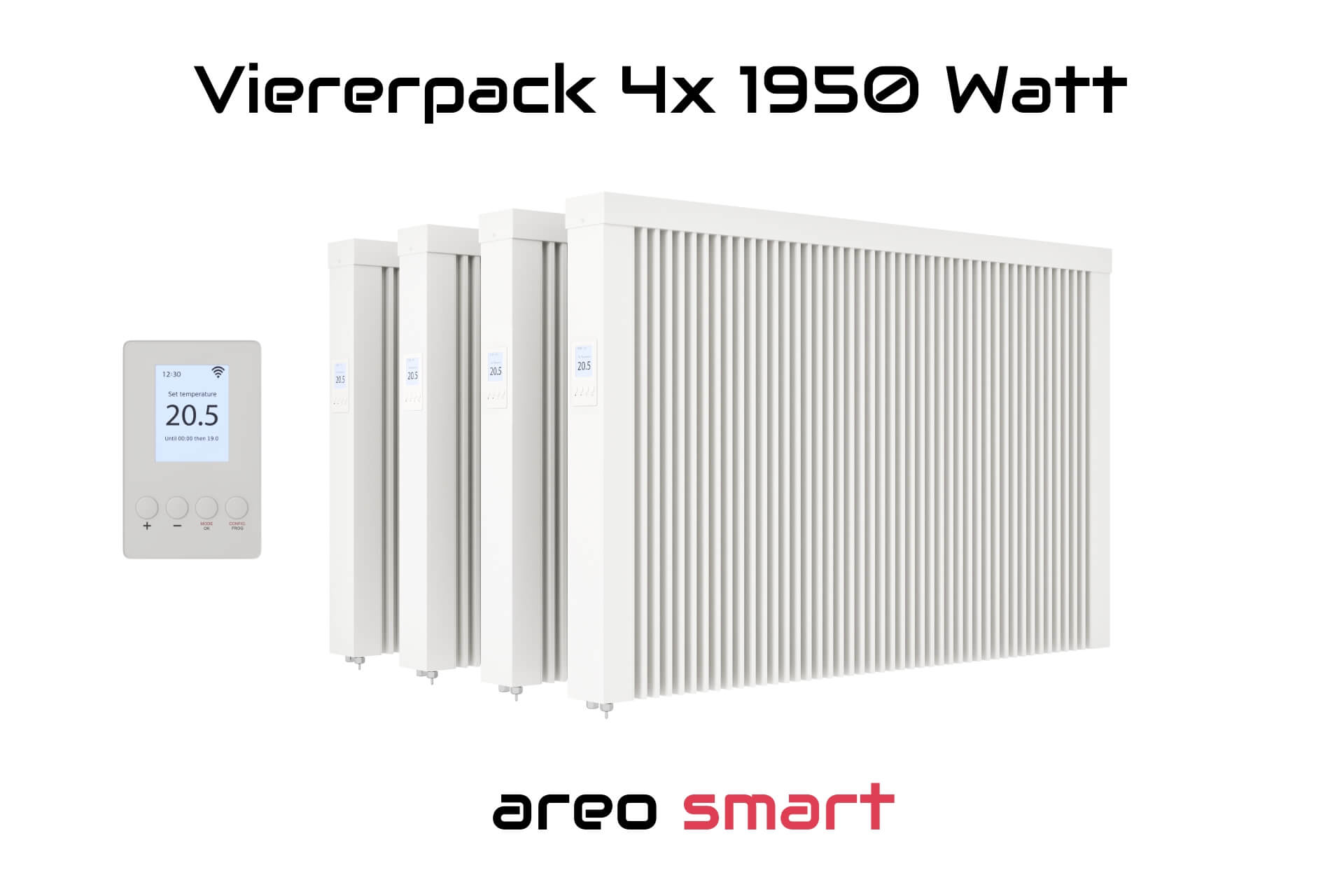 Paketset areo smart 2.0 4x1950W