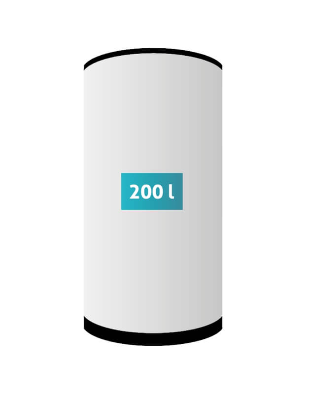 Autarkie Boiler 200 Liter