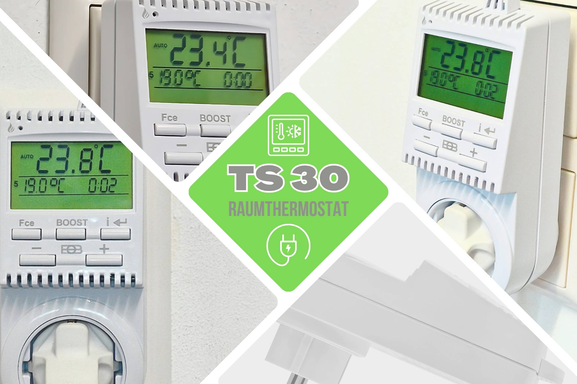 Infrarotheizung eVARMO suna basic Elektroheizung: Thermostat
