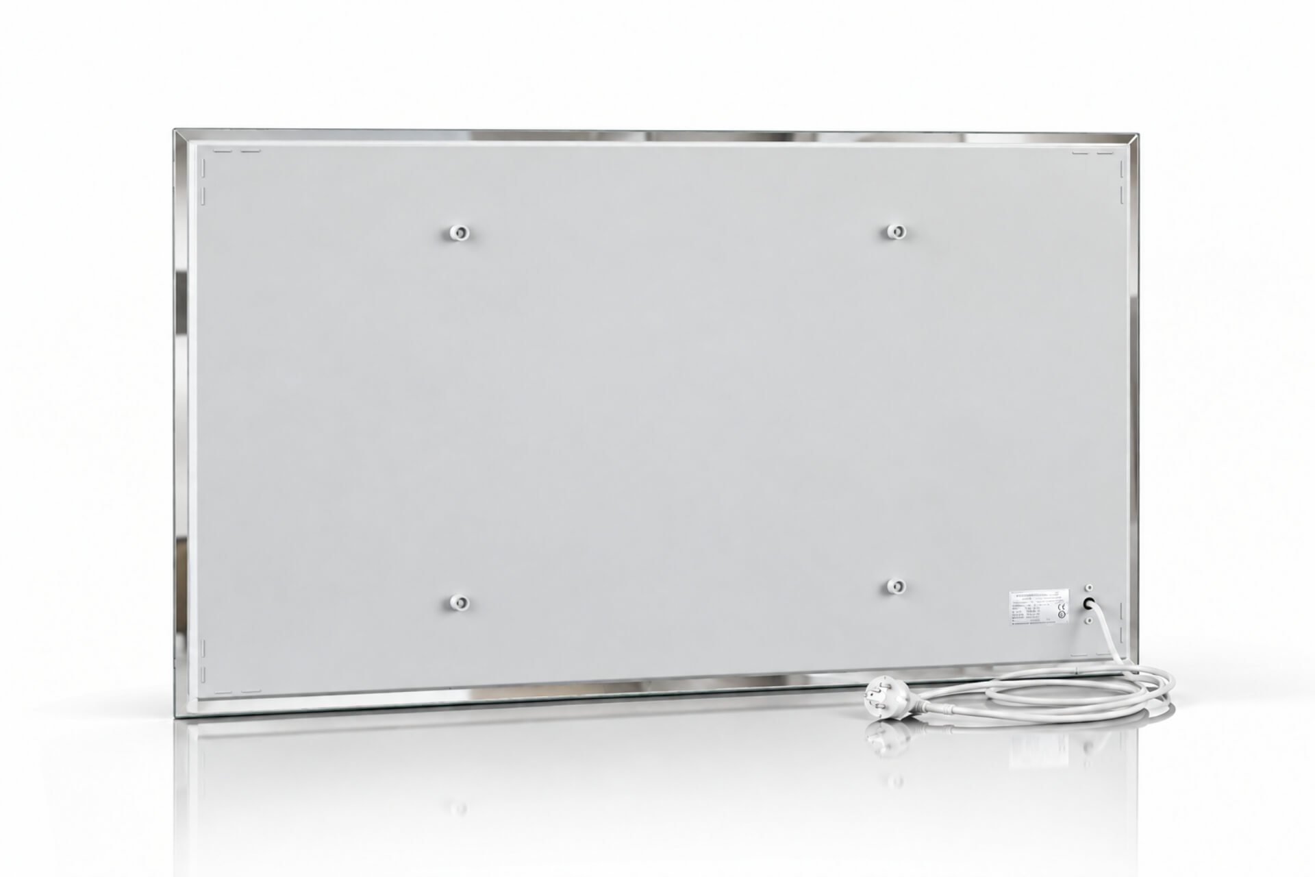Infrarotheizung Slim-Line Spiegel mit Steckdosenthermostat TS30