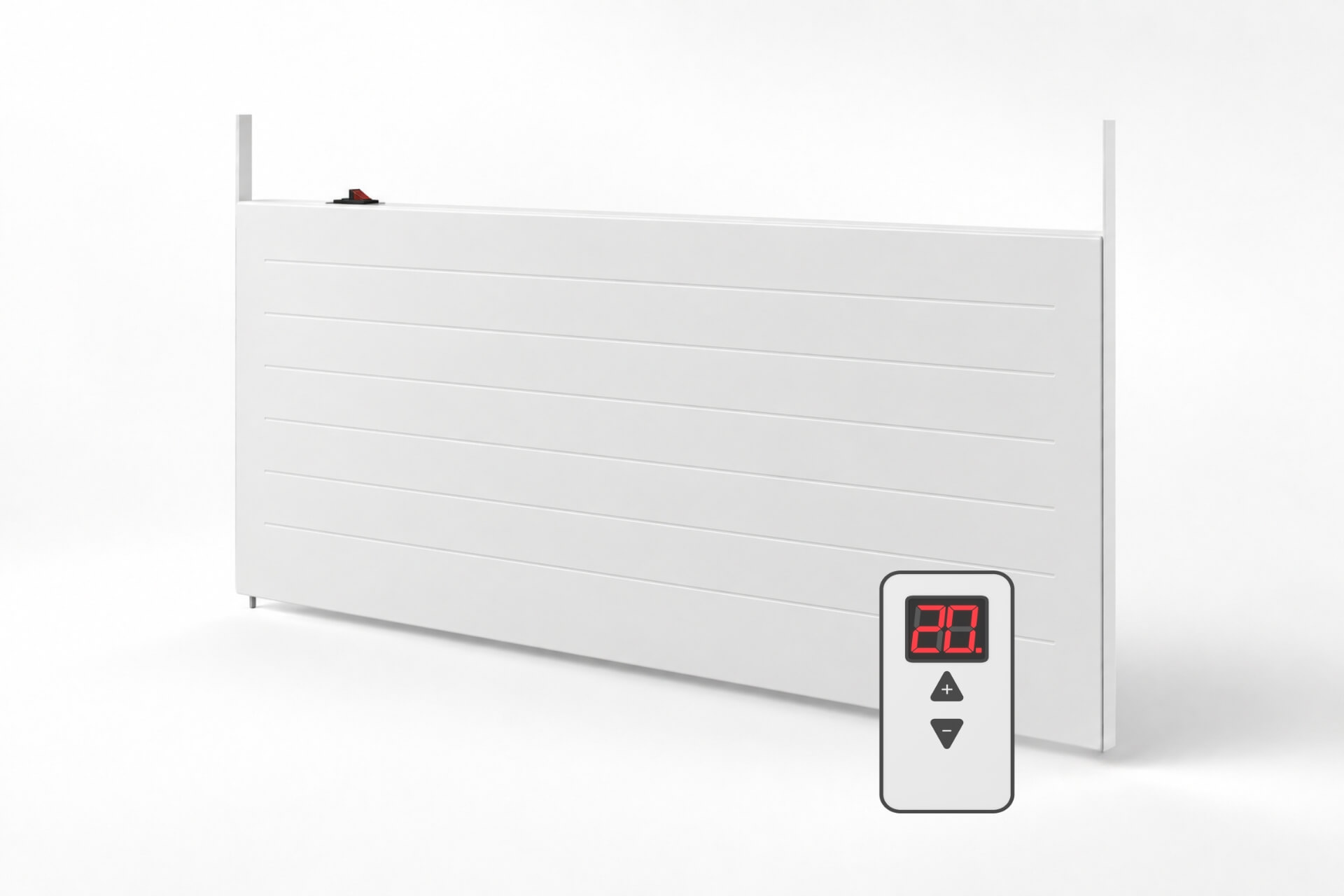 Knieheizung ISP-KH 200 C100 - Infrarot Schreibtischheizung mit Thermostat und optionaler Appsteuerung