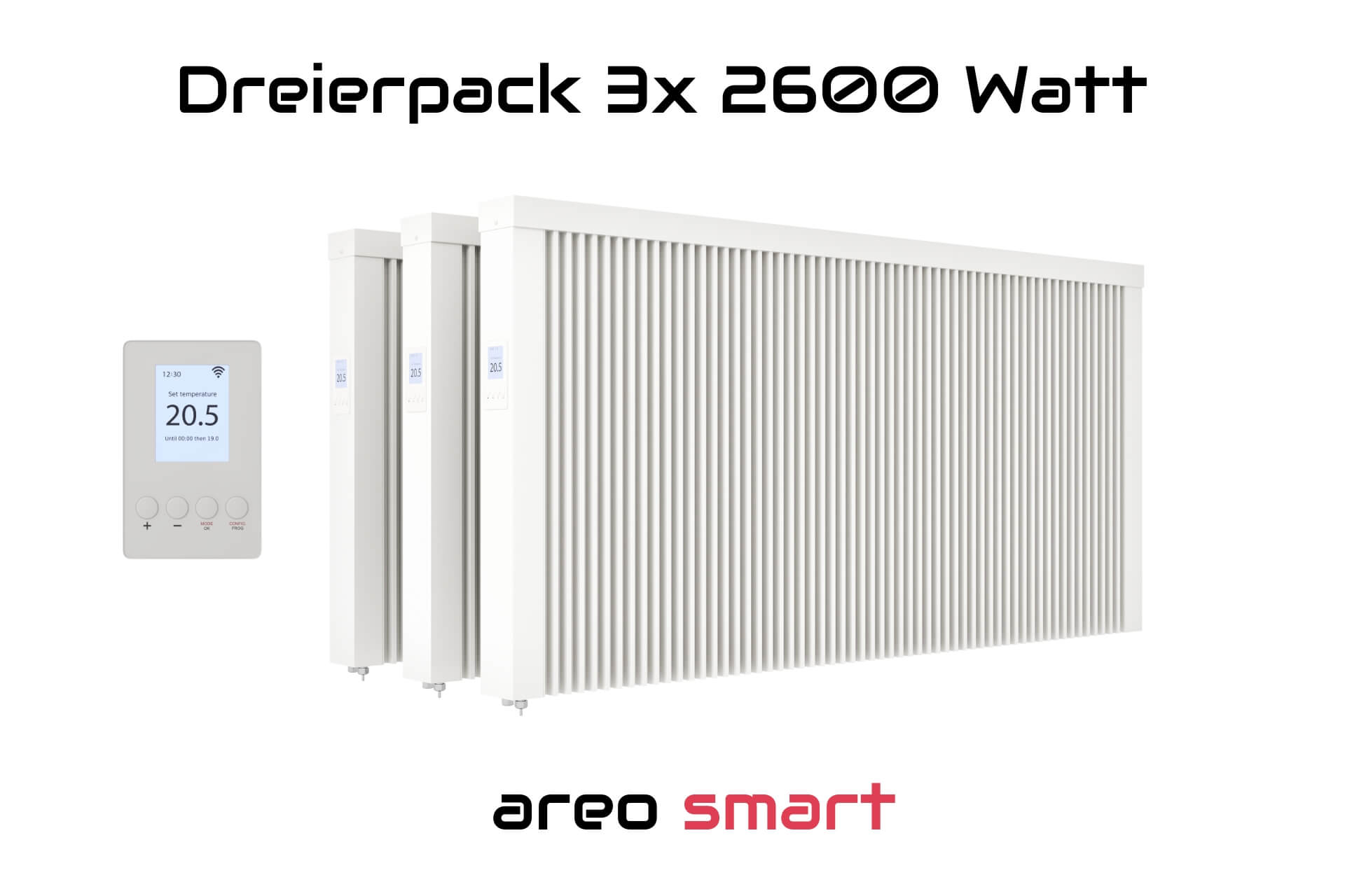 Paketset areo smart 2.0 3x2600W