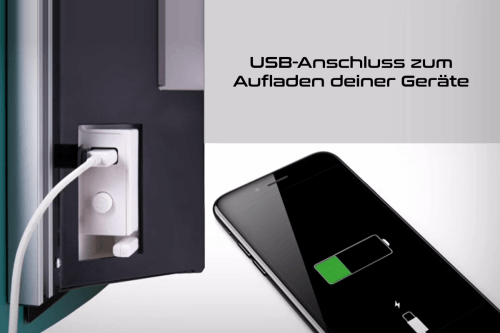 DEVA Badheizung USB Anschluss