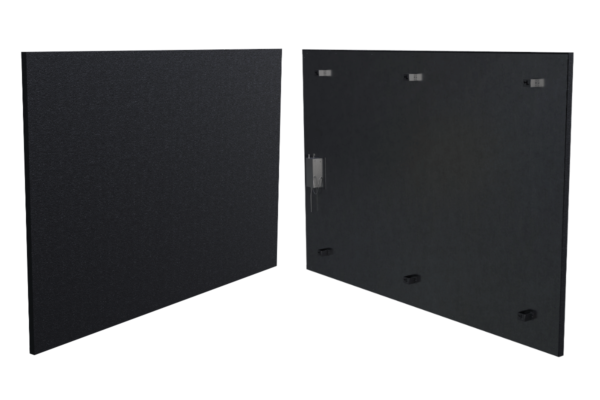 Infrarotheizung Technotherm ISP 60 cm schwarz 500 Watt Elektroheizung infrarot