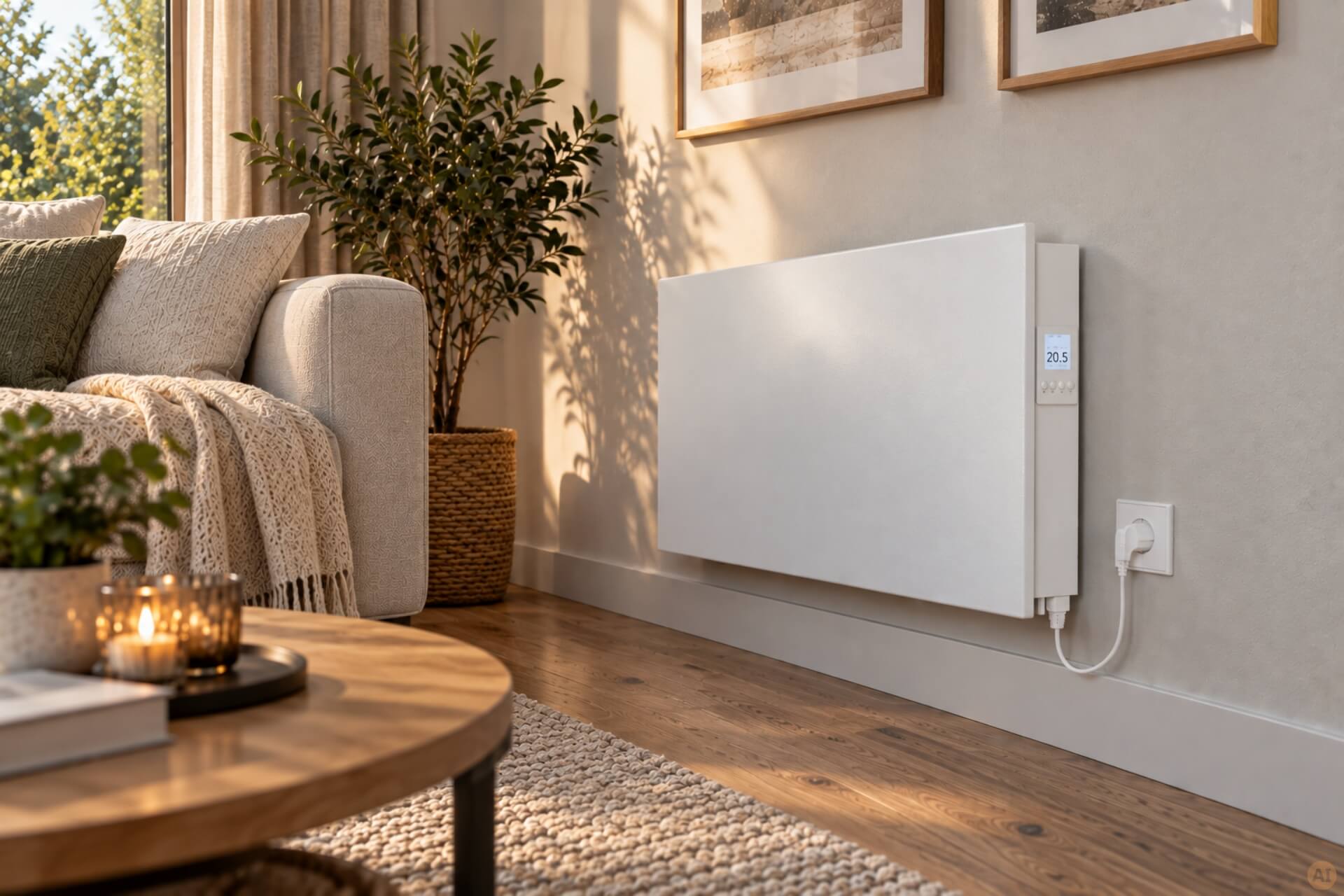 eVARMO airstream smart - Wandkonvektor mit Schamottekern