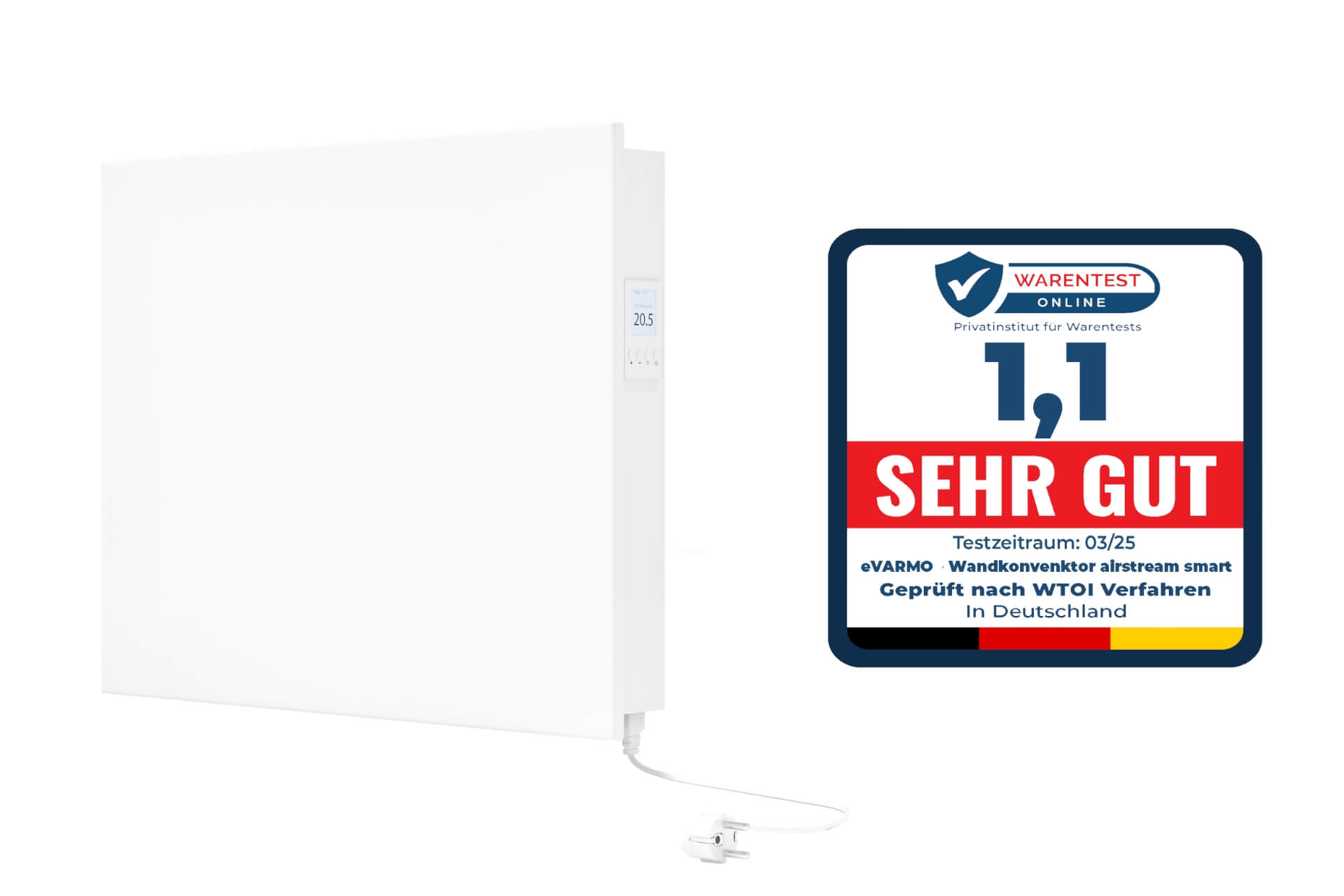 airstream smart Warentest Online Siegel