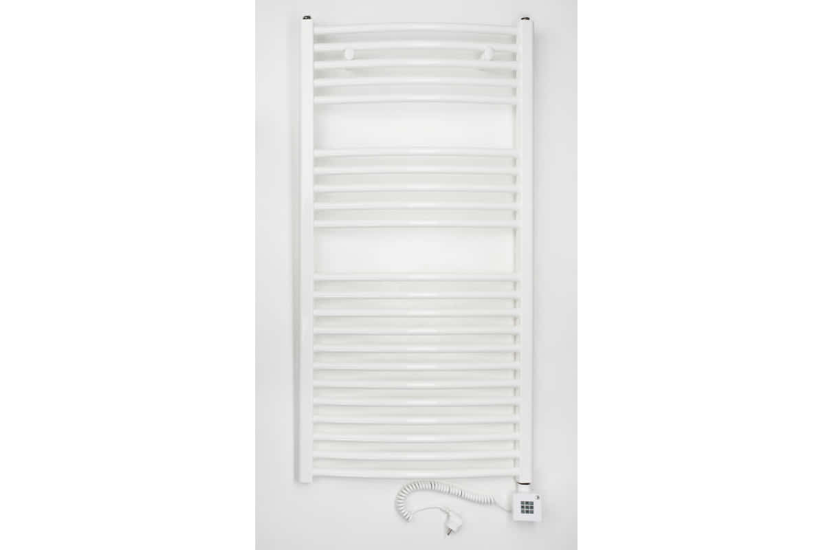 eVARMO Handtuchtrockner Hatro KTX2 weiß 1180 mm hoch Elektrischer Handtuchheizkörper weiß