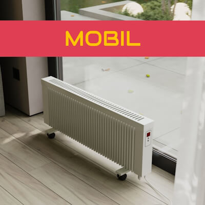 Mobile Elektroheizung