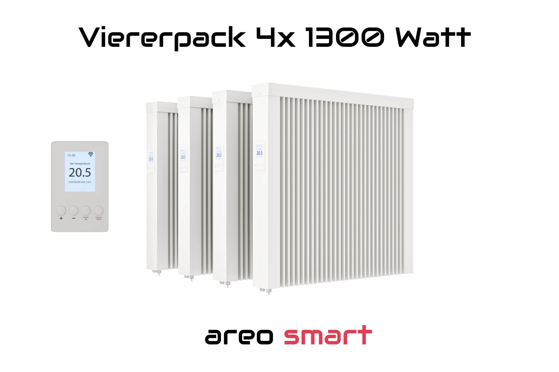 Paketset areo smart 2.0 4x1300W