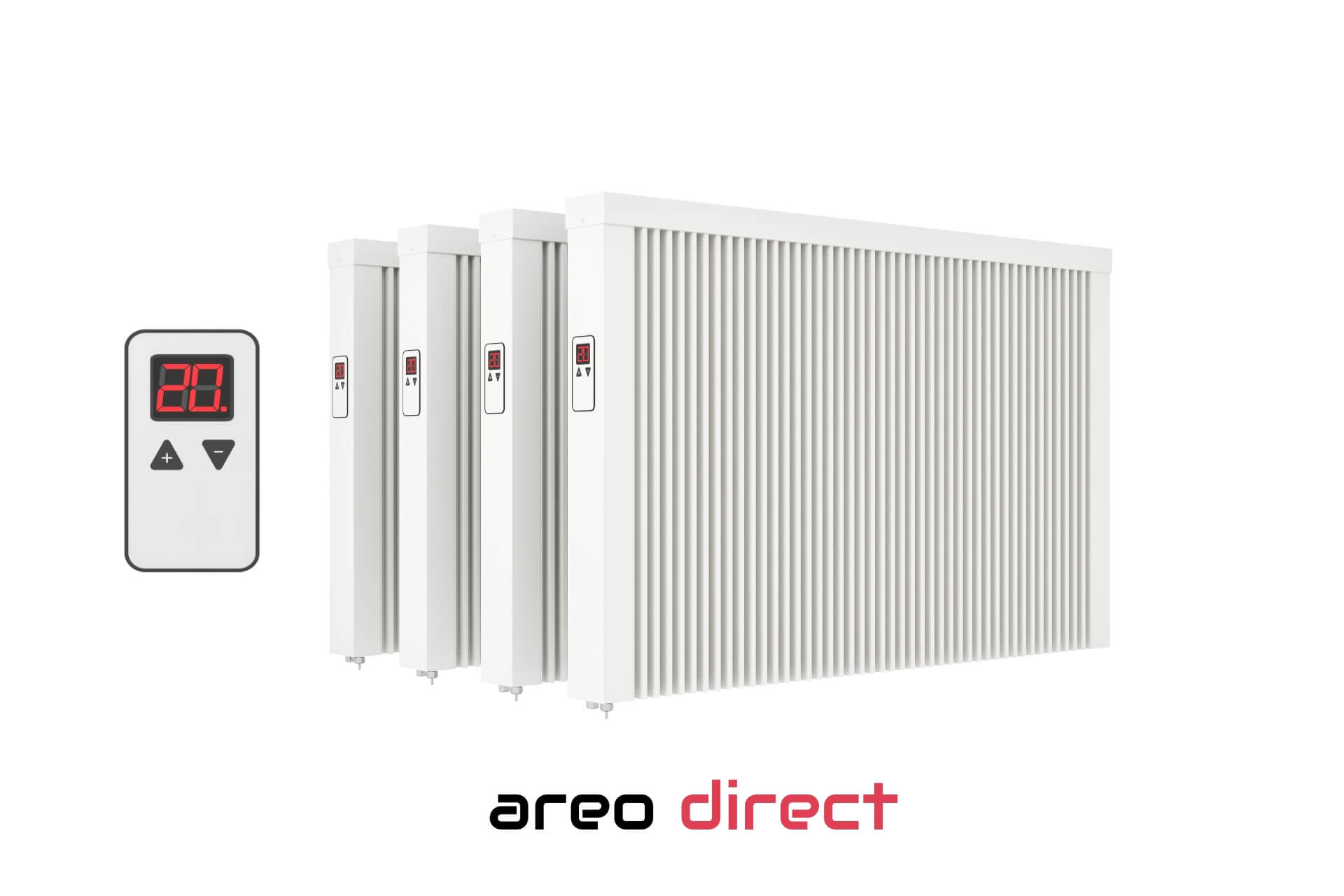 1950 Watt Paketsets Flächenspeicherheizung "areo direct 2.0" Elektroheizung