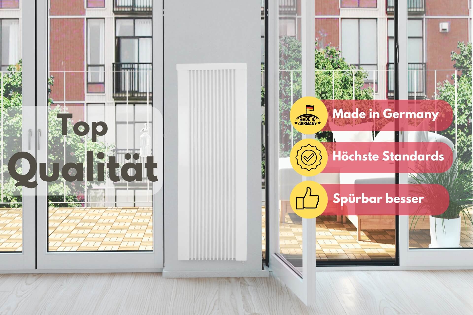 Flächenspeicherheizung eVARMO areo smart up Elektroheizung: Top Qualität