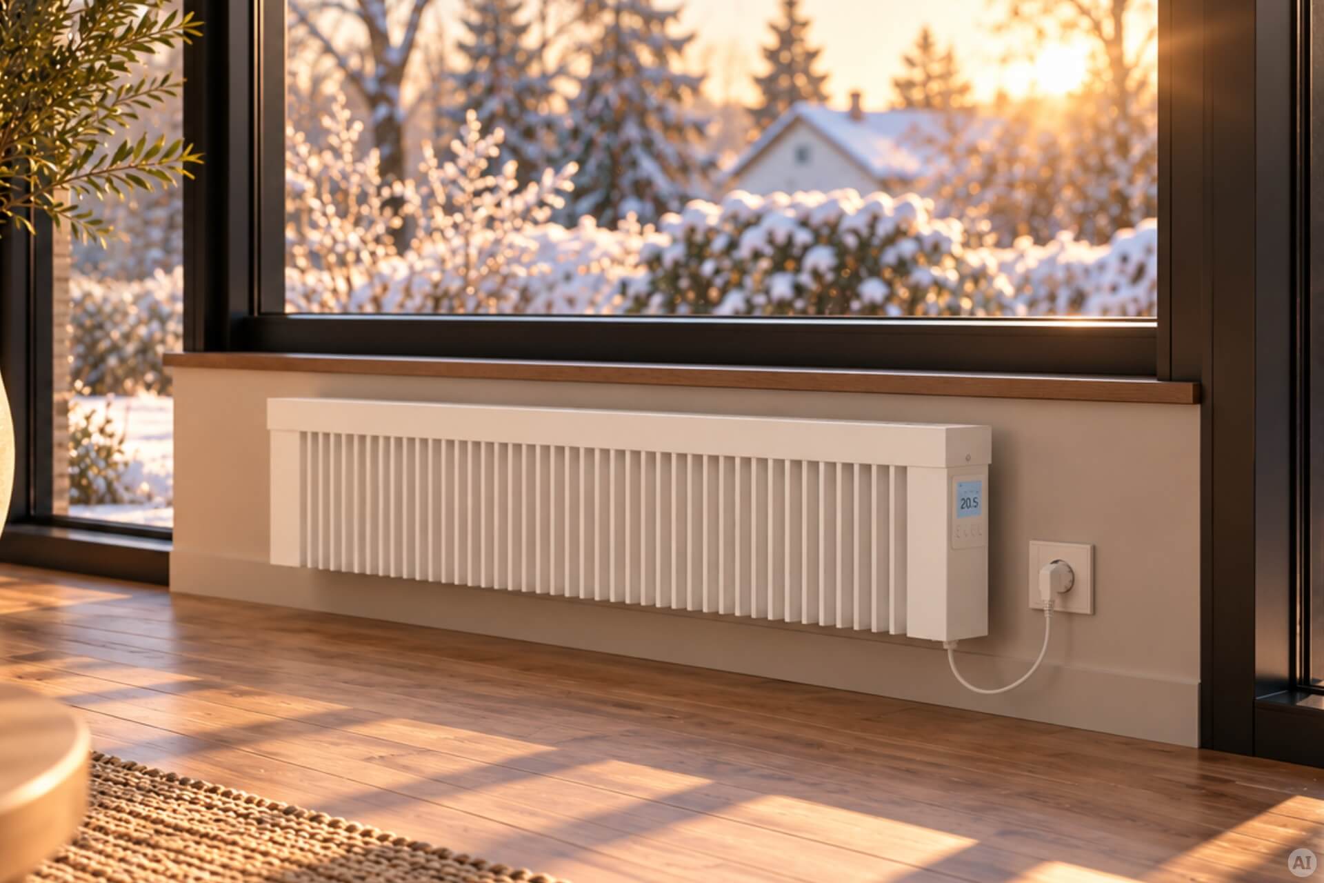 Flächenspeicherheizung niedrig "areo smart base" Elektroheizung