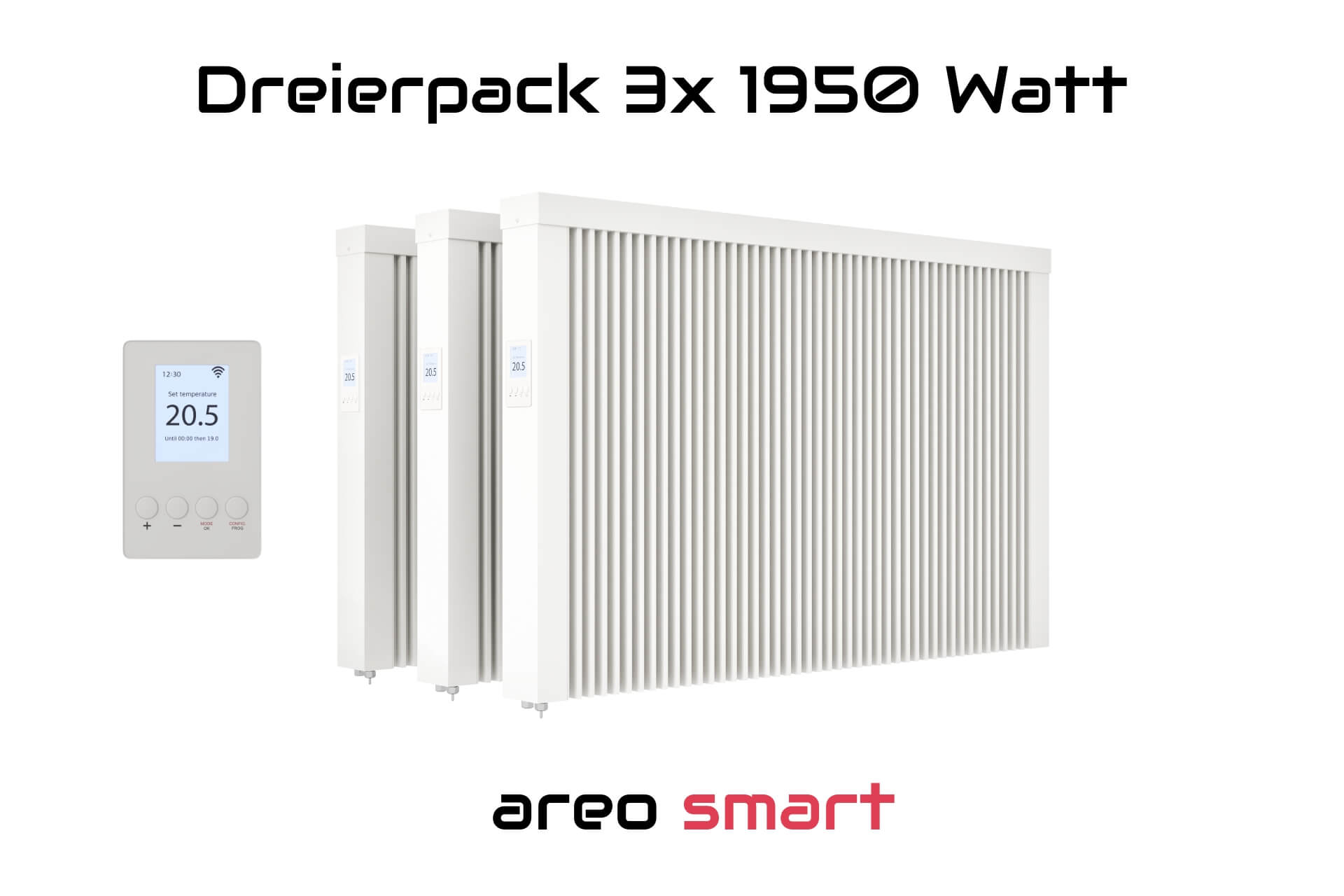 Paketset areo smart 2.0 3x1950W