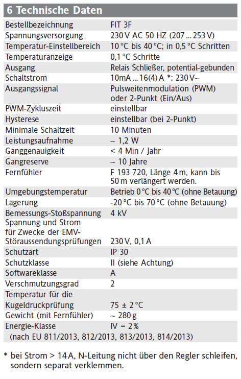 Elektrische Fußbodenheizung: Eberle Fußbodentemperaturregler