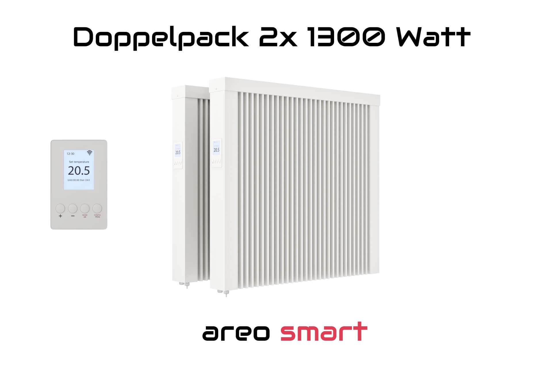 Paketset areo smart 2.0 2x1300W
