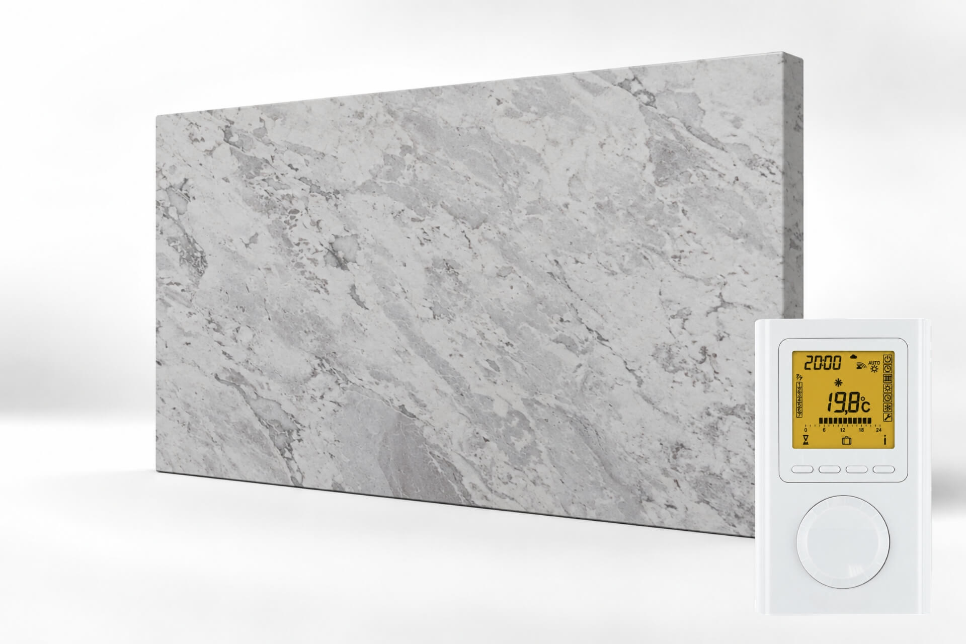 Infrarot Natursteinheizung "stono RF" mit Funkthermostat - Varios