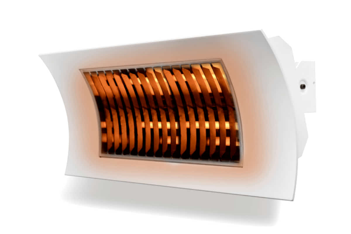 Infrarot Terrassenstrahler Desino TS 1000/2000 Watt von Technotherm Infrarot Terrassenstrahler weiß