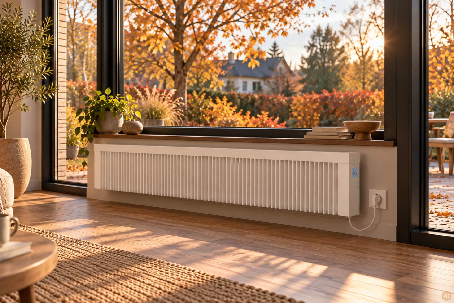 Flächenspeicherheizung niedrig "areo smart base" Elektroheizung