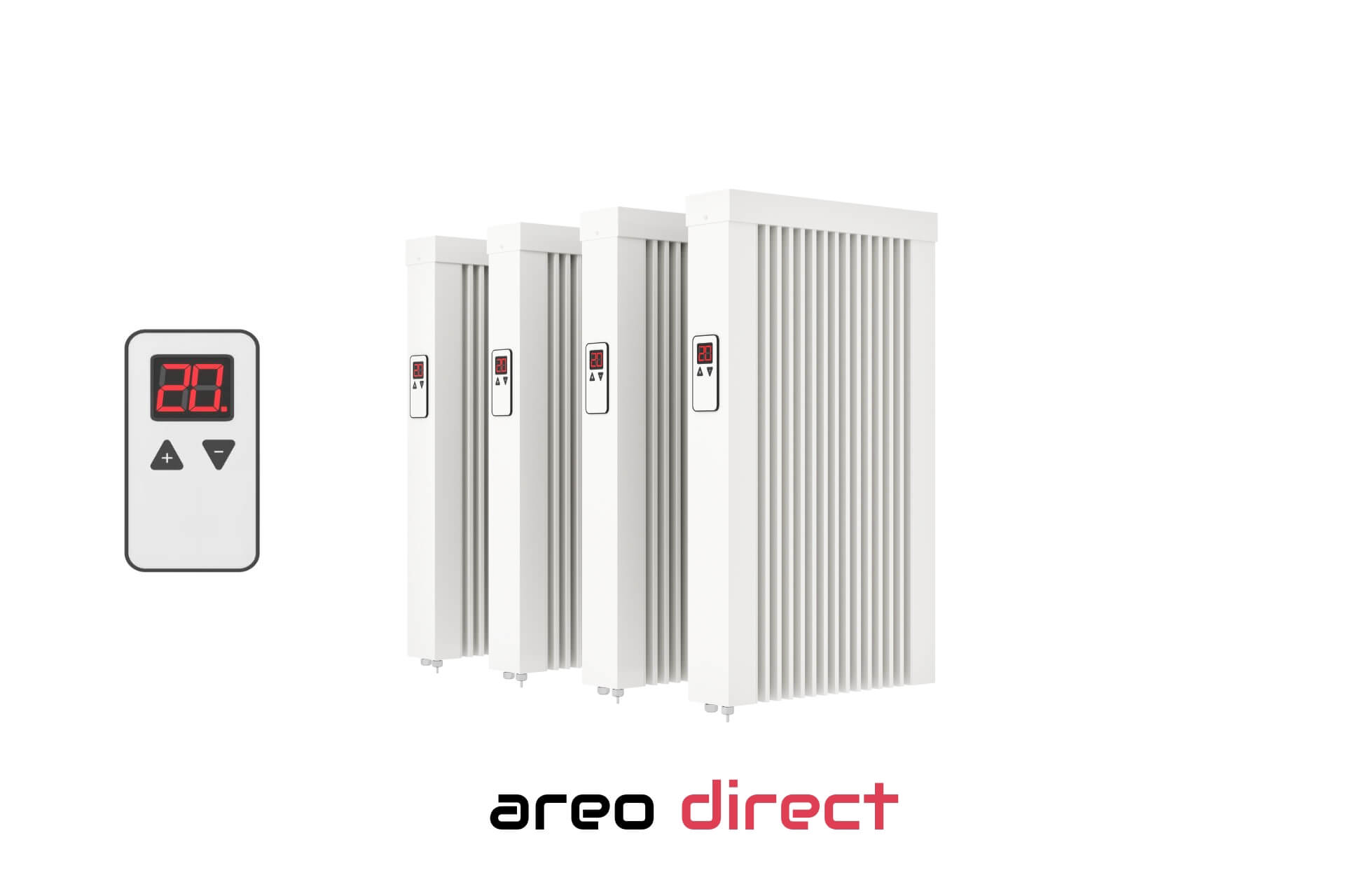 650 Watt Paketsets Flächenspeicherheizung "areo direct 2.0" Elektroheizung