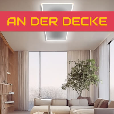 Montage an der Decke