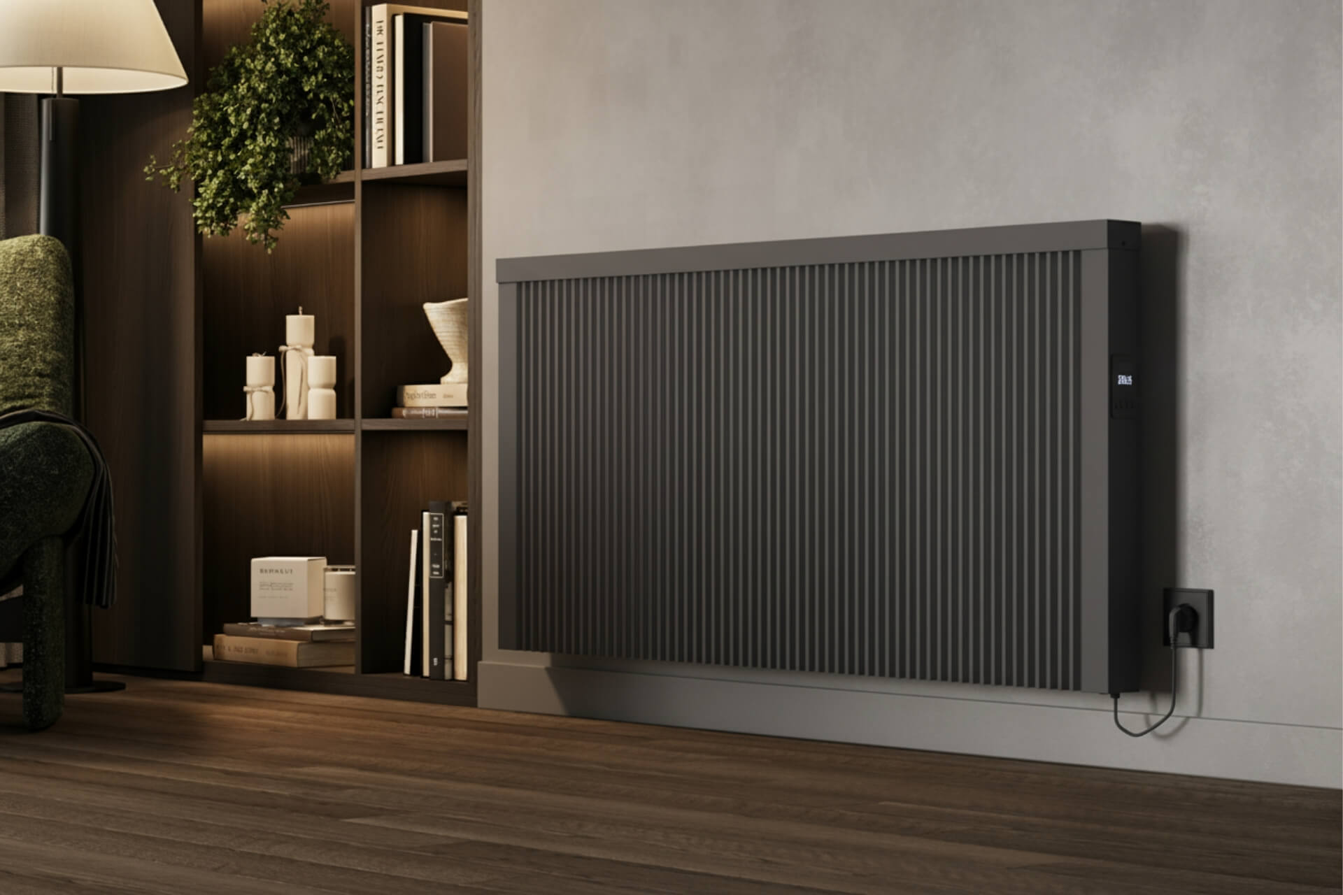 TT-KS 2000 Watt anthrazit Wohnzimmer