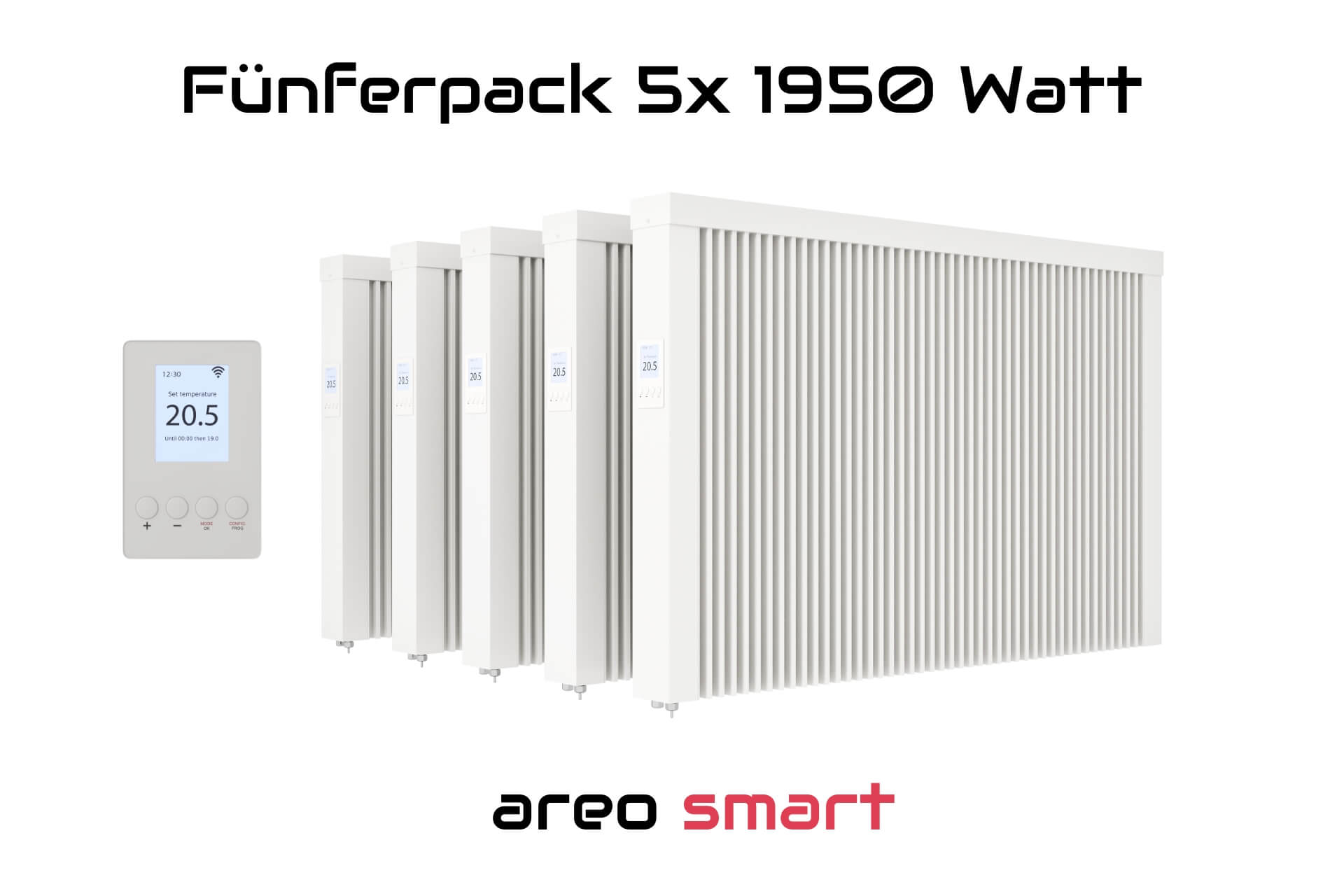 Paketset areo smart 2.0 5x1950W