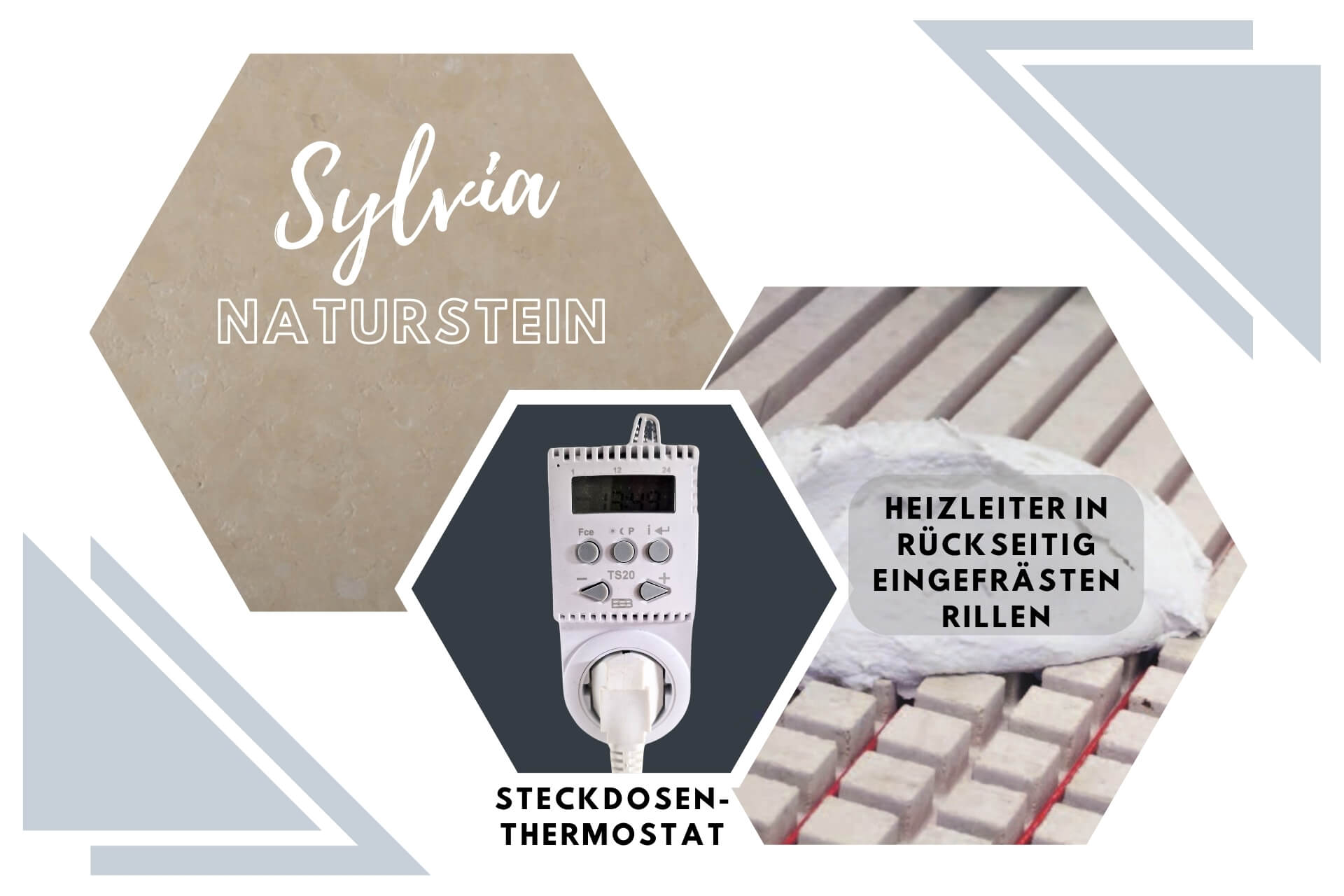 Natursteinheizung eVARMO stono basic Sylvia Infrarotheizung